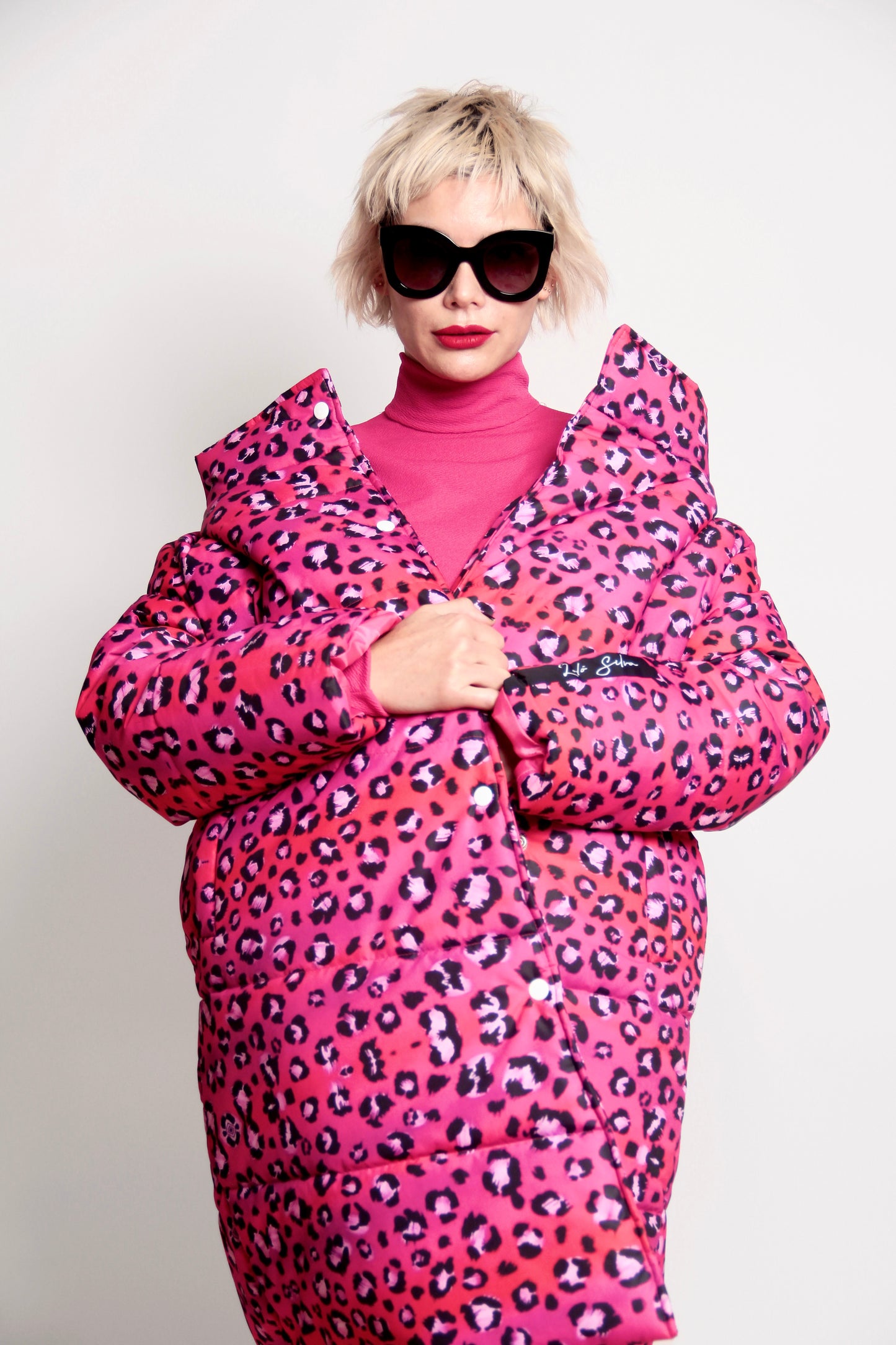 Parka Féline Rosé